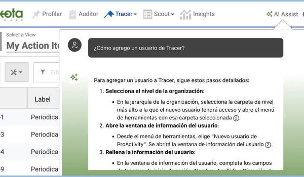 AI powered help translates to spanish